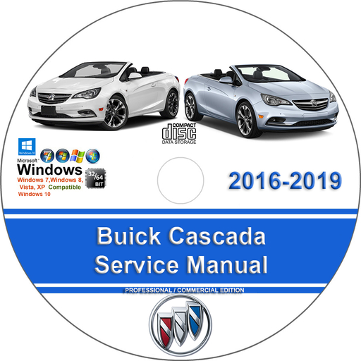Buick Cascada 2016 2017 2018 2019 Factory Service Repair Manual + Wiring