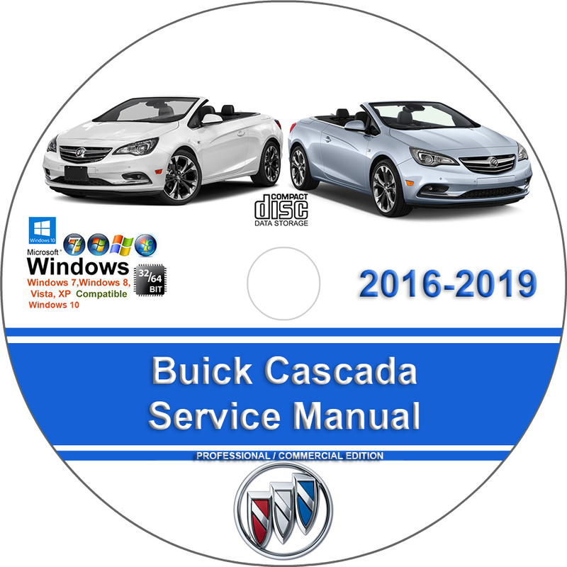 Buick Cascada 2016 2017 2018 2019 Factory Service Manual - Manuals For You
