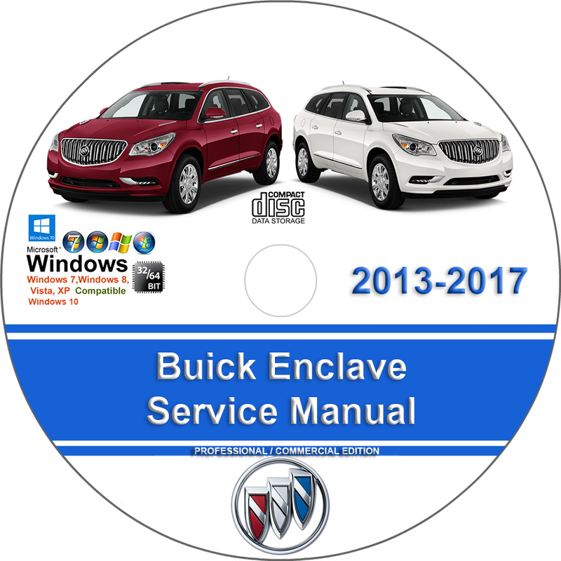 Buick Enclave 2013 2014 2015 2016 2017 Factory Service Repair Manual