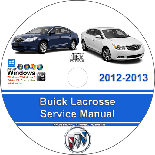 Buick Lacrosse 2012 2013 Factory Service Repair Manual + Wiring