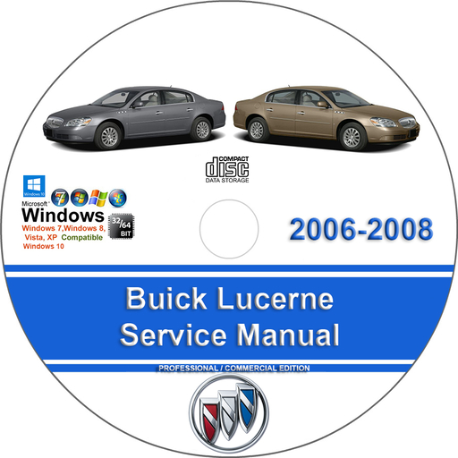 Buick Lucerne 2006 2007 2008 Factory Service Repair Manual + Wiring