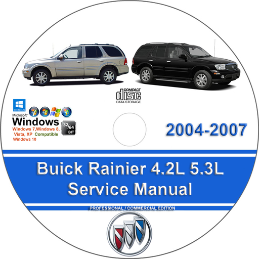 Buick Rainier 2004 2005 2006 2007 Factory Service Repair Manual + Wiring