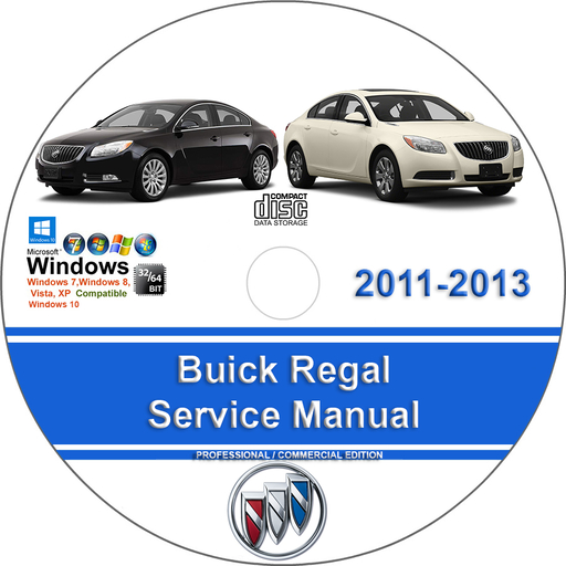 Buick Regal 2011 2012 2013 Factory Service Repair Manual + Wiring