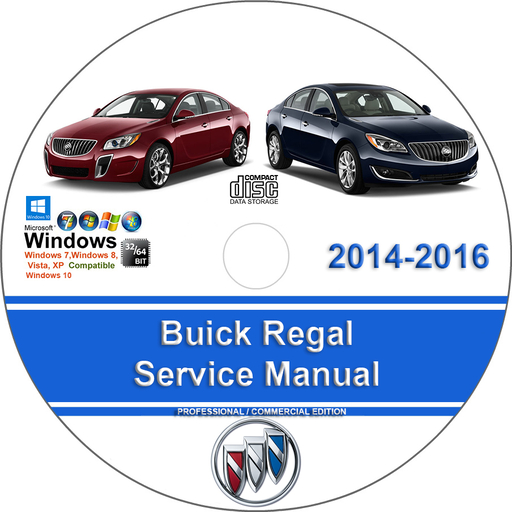 Buick Regal 2014 2015 2016 Factory Service Repair Manual + Wiring