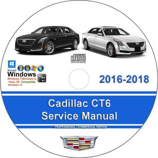Cadillac CT6 2016 2017 2018 Factory Service Repair Manual + Wiring