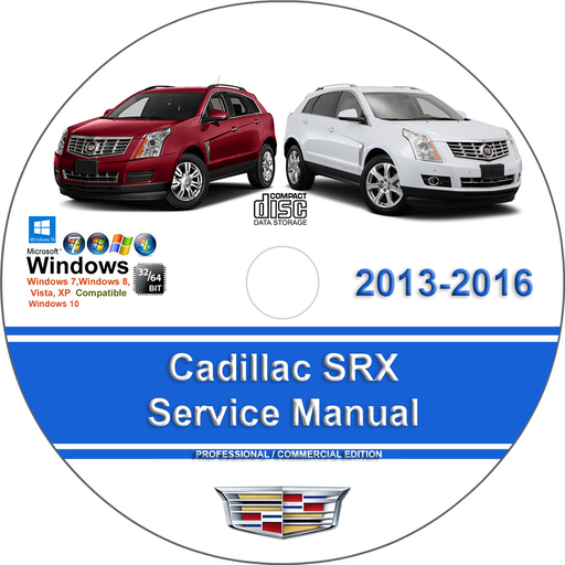 Cadillac SRX 2013 2014 2015 2016 Factory Service Repair Manual + Wiring