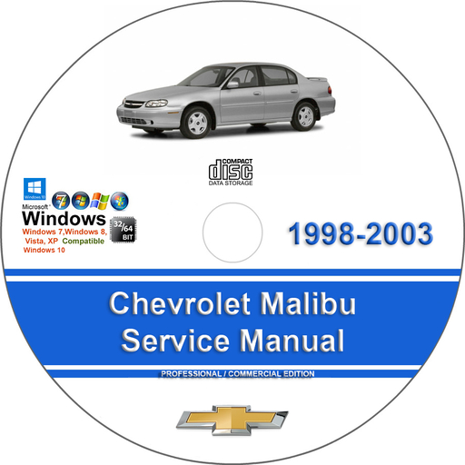 Chevrolet Malibu 1997 1998 1999 2000 2001 2002 2003 Factory Service Repair Manual + Wiring