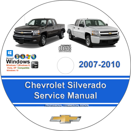 Chevrolet Silverado 2007 2008 2009 2010 1500 Factory Service Repair Manual + Wiring
