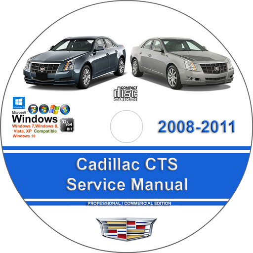 Cadillac CTS 2008 2009 2010 2011 Factory Service Repair Manual + Wiring