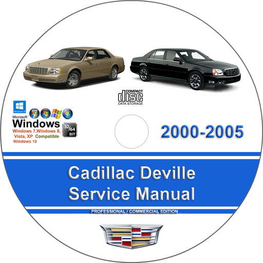 Cadillac Deville 2000 2001 2002 2003 2004 2005 Factory Service Repair Manual + Wiring