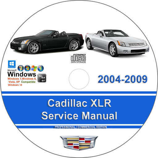 Cadillac XLR 2004 2005 2006 2007 2008 2009 Factory Service Repair Manual + Wiring
