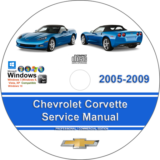 Chevrolet Corvette 2005 2006 2007 2008 2009 Factory Service Repair Manual + Wiring