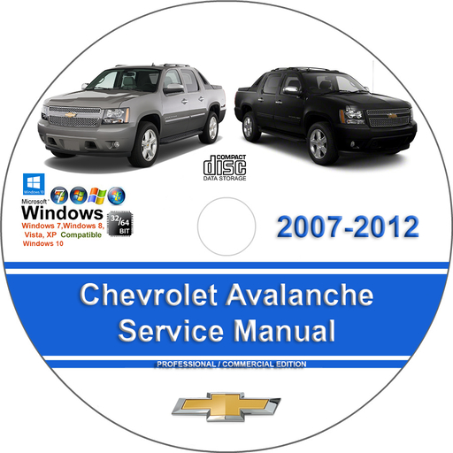 Chevrolet Avalanche 2007 2008 2009 Factory Service Repair Manual + Wiring