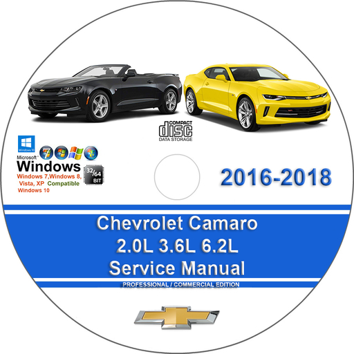 Chevrolet Camaro 2016 2017 2018  Factory Service Repair Manual + Wiring