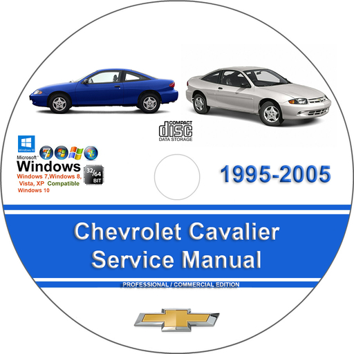 Chevrolet Cavalier 1995 1996 1997 1998 1999 2000 2001 2002 2003 2004 2005 Factory Service Repair Manual + Wiring