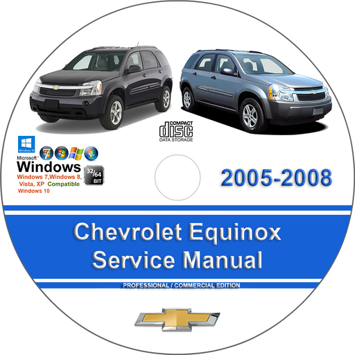 Chevrolet Equinox 2005 2006 2007 2008 Factory Service Repair Manual + Wiring