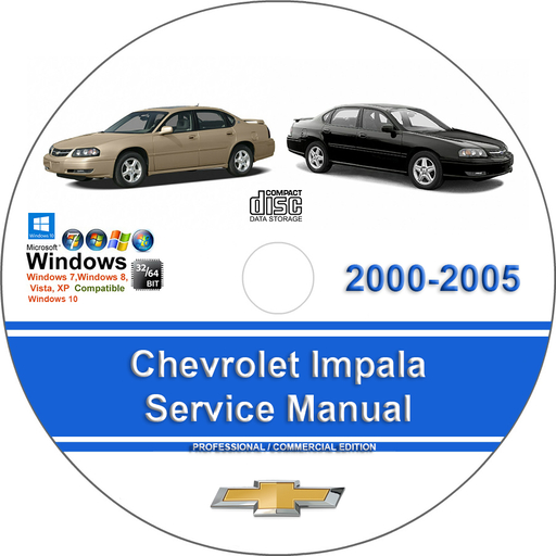 Chevrolet Impala 2000 2001 2002 2003 2004 2005 Factory Service Repair Manual