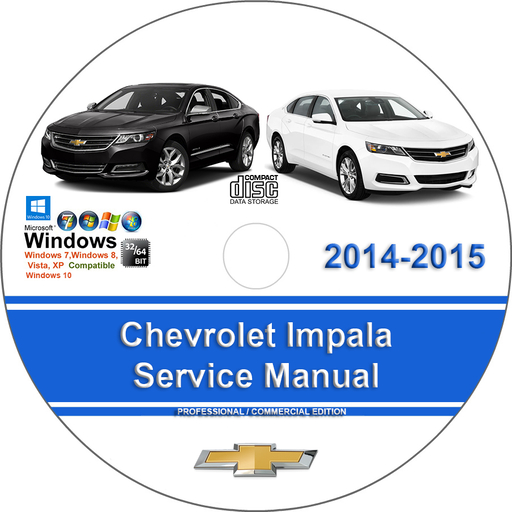 Chevrolet Impala 2014 2015 Factory Service Repair Manual + Wiring