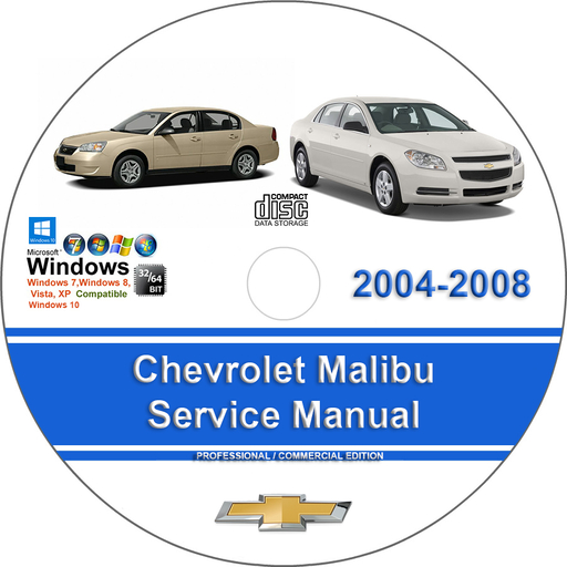 Chevrolet Malibu 2004 2005 2006 2007 2008 Factory Service Repair Manual