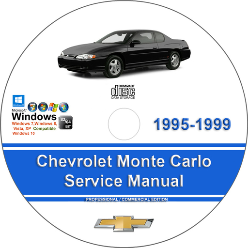 Chevrolet Monte Carlo 1995 1996 1997 1998 1999 Factory Service Repair Manual