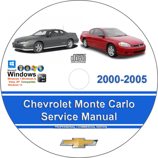 Chevrolet Monte Carlo 2000 2001 2002 2003 2004 2005 Factory Service Repair Manual