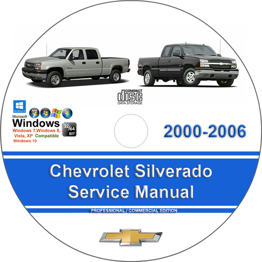 Chevrolet Silverado 2000 2001 2002 2003 2004 2005 2006 Factory Service Repair Manual + Wiring