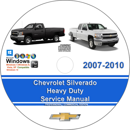 Chevrolet Silverado 2007 2008 2009 2010 2500 3500 Factory Service Repair Manual + Wiring