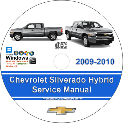 Chevrolet Silverado 2009 2010 1500 Hybrid Factory Service Repair Manual + Wiring