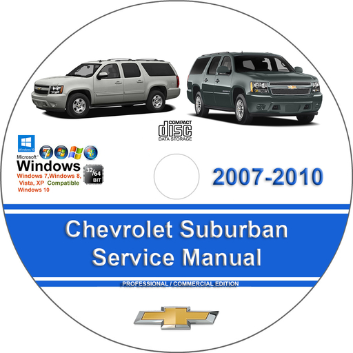 Chevrolet Suburban 2007 2008 2009 2010 Factory Service Repair Manual + Wiring