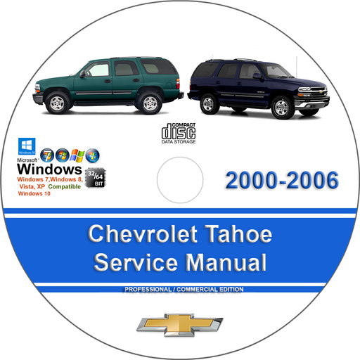 Chevrolet Tahoe 2000 2001 2002 2003 2004 2005 2006 Factory Service Repair Manual + Wiring