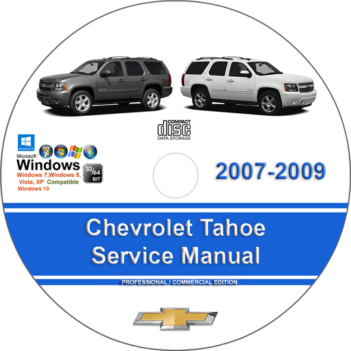 Chevrolet Tahoe 2007 2008 2009 2010 Factory Service Repair Manual + Wiring