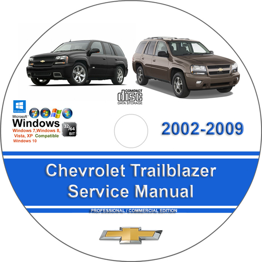 Chevrolet Trailblazer 2002 2003 2004 2005 2006 2007 2008 2009 Factory Service Repair Manual + Wiring