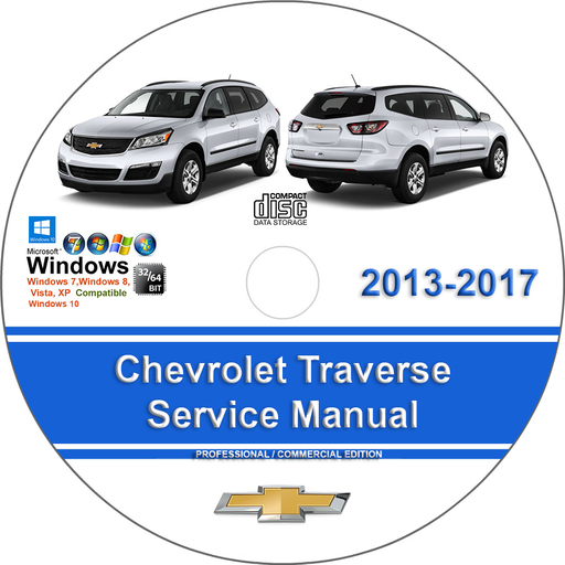 Chevrolet Traverse 2013 2014 2015 2016 2017 Factory Service Repair Manual + Wiring