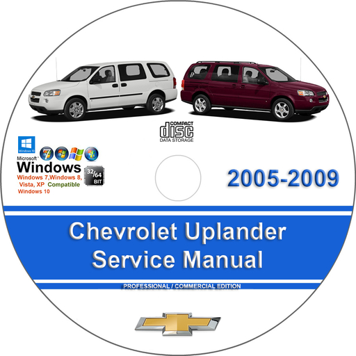 Chevrolet Uplander 2005 2006 2007 2008 2009 Factory Service Repair Manual + Wiring