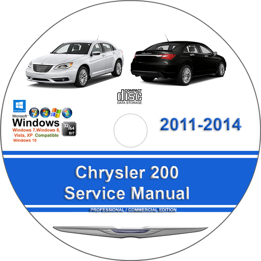 Chrysler 200 2011 2012 2013 2014 Factory Service Repair Manual + Wiring