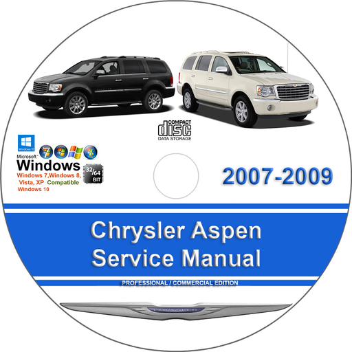 Chrysler Aspen 2007 2008 2009 Factory Service Repair Manual + Wiring