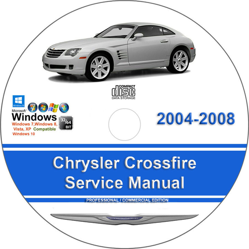 Chrysler Crossfire 2004 2005 2006 2007 2008 Factory Service Repair Manual + Wiring