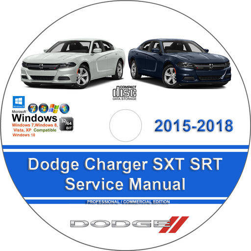 Dodge Charger SXT SRT 2015 2016 2017 2018 Service Repair Manual