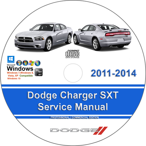 Dodge Charger SXT 2011 2012 2013 2014 Factory Service Repair Manual + Wiring