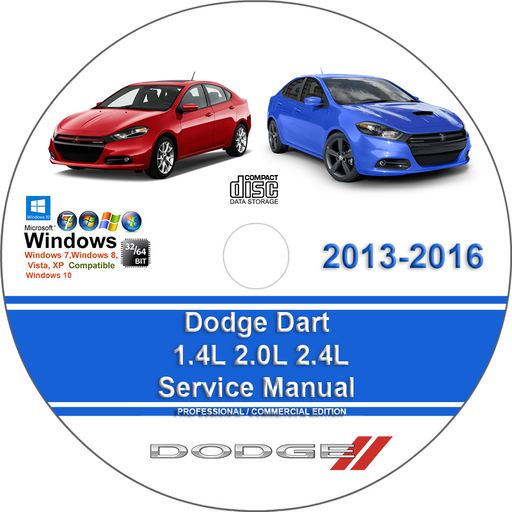 Dodge Dart 2013 2014 2015 2016 Factory Service Repair Manual + Wiring
