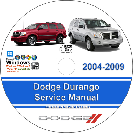 Dodge Durango 2004 2005 2006 2007 2008 2009 Factory Service Repair Manual + Wiring