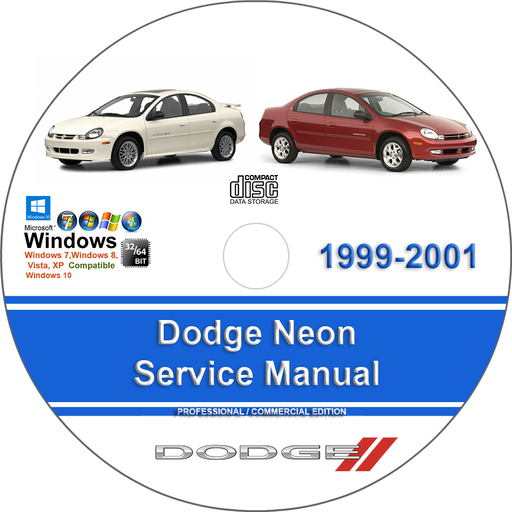 Dodge Neon 1999 2000 2001 Factory Service Repair Manual + Wiring