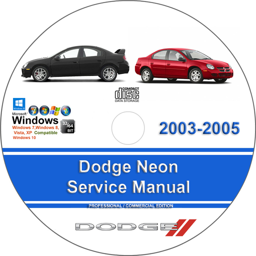 Dodge Neon 2003 2004 2005 Factory Service Repair Manual + Wiring