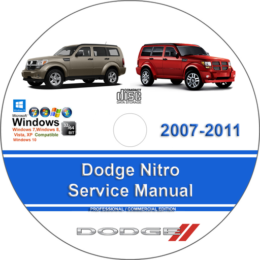 Dodge Nitro 2007 2008 2009 2010 2011 Factory Service Repair Manual + Wiring