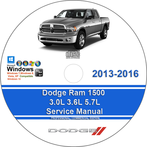 Dodge Ram 1500 2013 2014 2015 2016 Factory Service Repair Manual + Wiring