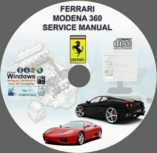 Ferrari 360 Modena Workshop Factory Service Repair Manual + Wiring