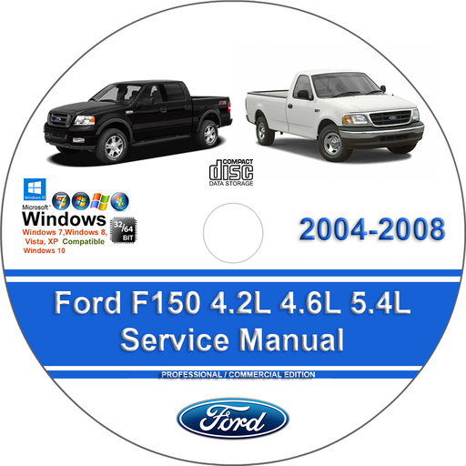 Ford F150 2004 2005 2006 2007 2008 Factory Service Repair Manual + Wiring