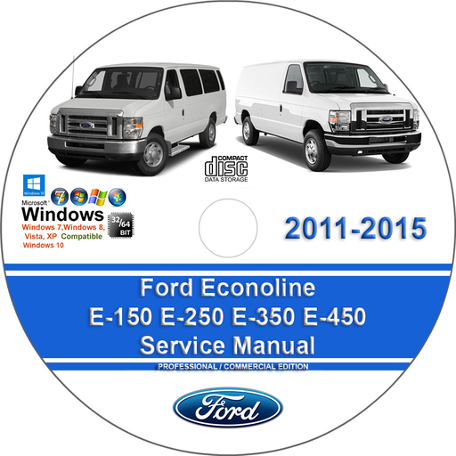Ford Econoline E150 E250 E350 E450 2011 2012 2013 2014 2015 Factory Service Repair Manual