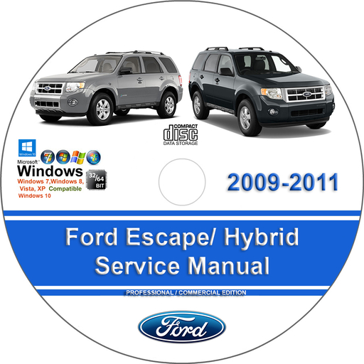 Ford Escape 2009 2010 2011 Factory Service Repair Manual