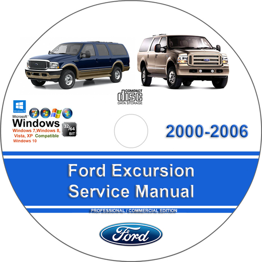 Ford Excursion 2000 2001 2002 2003 2004 2005 2006 Factory Service Repair Manual + Wiring
